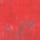 Tissu patchwork faux-uni patiné rouge Géranium - Grunge de Moda