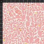 Tissu patchwork cactus rose et chouette - Prickly Pear