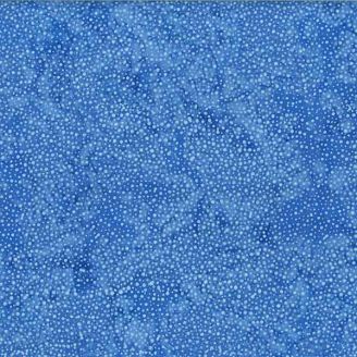 Tissu batik bleu glycine pétillant