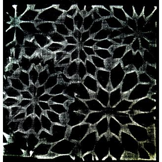 Plaque texturée kaléidoscope dahlia 23