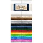 Jelly roll de tissus faux-unis multicolores Full Spectrum
