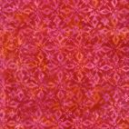 Tissu batik motif géométrique ton sur ton rouge