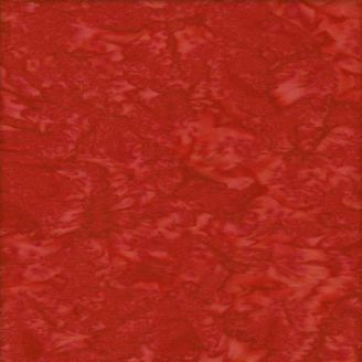 Tissu batik marbré rouge fraise