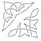 Stencil triangles trick and triumph 5" (12,7 cm)