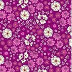 Tissu patchwork tapis de fleurs zinzolin - Primavera