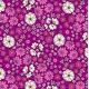 Tissu patchwork tapis de fleurs zinzolin - Primavera