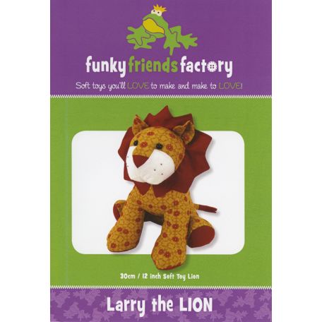 Patron de couture Larry le Lion - jouet à coudre