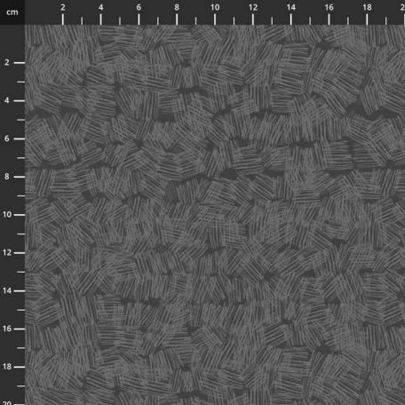 Tissu patchwork éraflures gris charbon - Serenity