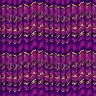 Fil & aiguille 7 x tissus patchwork en coton blanc. différents motifs couleur : violet 50 x 50 cm