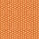 Tissu patchwork éclosions fond orange - Henna