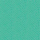 Tissu patchwork petites fleurs fond turquoise - Henna