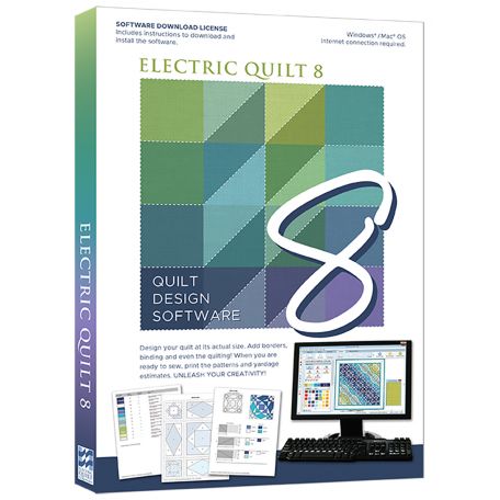 Logiciel Electric Quilt 8 (EQ8) Quilt Design Software