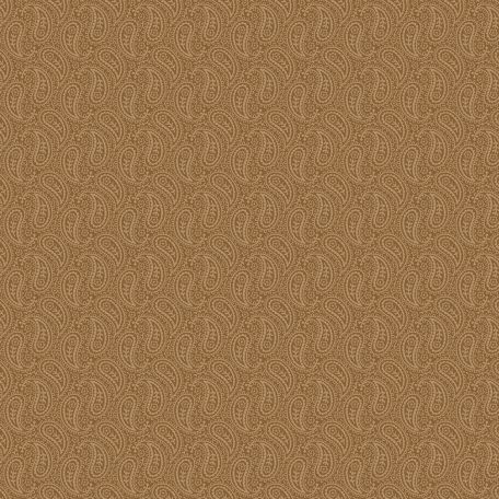 Tissu patchwork motif cachemire camel