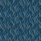 Tissu patchwork lianes fond bleu - Sapphire blossoms