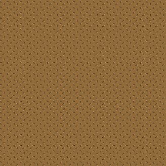 Tissu patchwork petit motif abstrait marron cacao - Trinkets 21