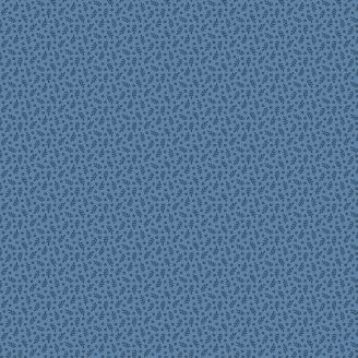 Tissu patchwork petits rameaux bleu rêve - Tonal Ditzys