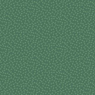 Tissu patchwork branche courbée vert prasin - Tonal Ditzys