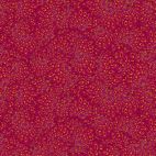 Tissu coton Bio Odile Bailloeul - Eventail Rouge