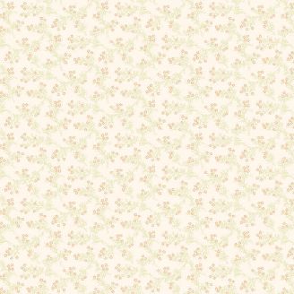Tissu patchwork bouquet printanier crème - Cloud Nine d'Edyta Sitar