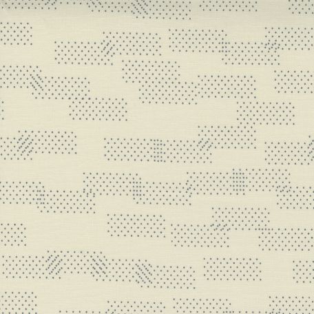 Tissu patchwork crème points en plaque - Even More Paper de Zen Chic