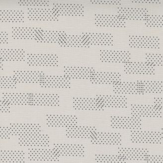 Tissu patchwork gris perle points en plaque - Even More Paper de Zen Chic