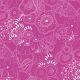Tissu patchwork flore et faune magenta - Sunprints 2022 d'Alison Glass