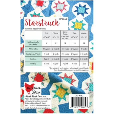 Starstruck - Patron de patchwork