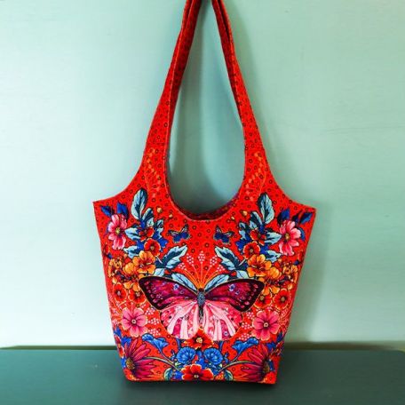 Sac trapèze Florista - kit de couture Odile Bailloeul