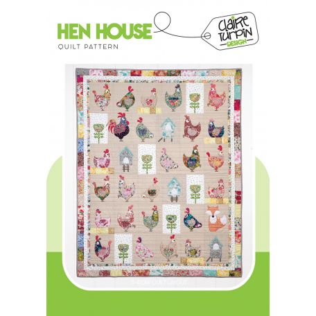 Hen House (le poulailler) - Modèle de patchwork