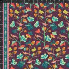 Tissu patchwork oiseaux sur une branche (double bordure) - Kindred Sketches