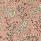 Tissu patchwork fleurs et alvéoles roses - Kate's Garden Gate 