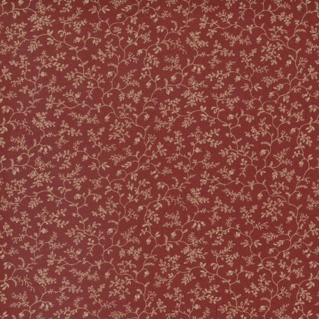Tissu patchwork mini feuillage rouge - Kate's Garden Gate 