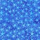 Tissu Batik étoile Matisse bleu lac