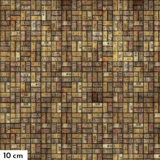 Tissu patchwork mesures en ruban - Foundations de Tim Holtz