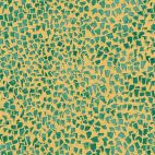 Tissu Gustav Klimt éclats vert émeraude fond doré