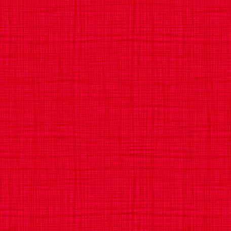 Tissu imprimé rouge cardinal effet tissage - Linea Texture