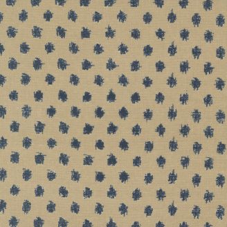 Tissu patchwork pois flous écru - Yukata de Debbie Maddy