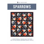 Sparrows, les oiseaux - patron de patchwork (en anglais)