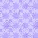 Tissu patchwork flourish lavande - Luminace d'Alison Glass