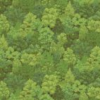 Tissu patchwork forêt printanière