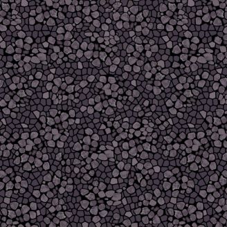 Tissu patchwork mosaïque de galets gris