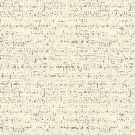 Tissu patchwork partition de musique - Foundations de Tim Holtz 