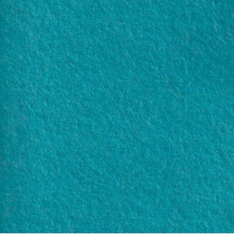 Feutrine de laine turquoise