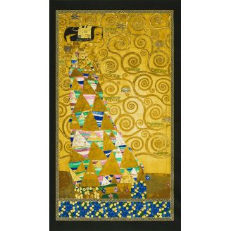 Panneau de tissu Gustav Klimt - L'attente