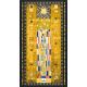 Panneau de tissu abstrait de Gustav Klimt