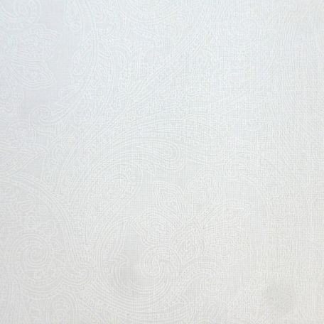 Tissu patchwork cachemire blanc sur blanc