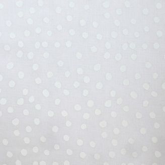 Tissu patchwork confettis blanc sur blanc