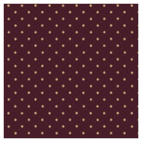 Tissu patchwork Kim Diehl croisillons rouge bordeaux - Chocolate Covered Cherries
