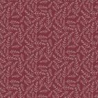Tissu patchwork Lynette Anderson branchages rouge foncé - Three Wise Penguins