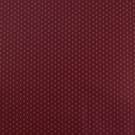 Tissu patchwork Kim Diehl motif géométrique bordeaux - Chocolate Covered Cherries